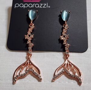 Paparazzi Copper Mermaid Earrings
